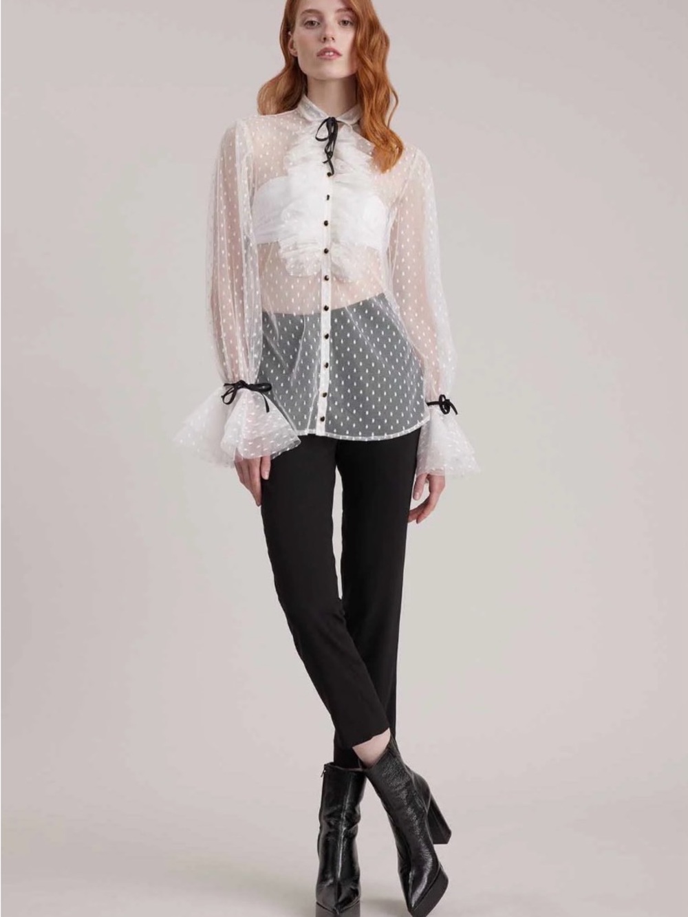 Anne Fontaine Bengal Top + Cami- size 38/ 4-6